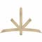 Ekena Millwork Alberta Rough Sawn Timber Gable Bracket, Douglas Fir, 60"W x 38"H x 4"D x 4"F, 15/12 Pitch GBW060X38X0404ALB00RDF - alternate 1